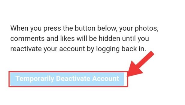 Image titled deactivate Instagram ID step 8