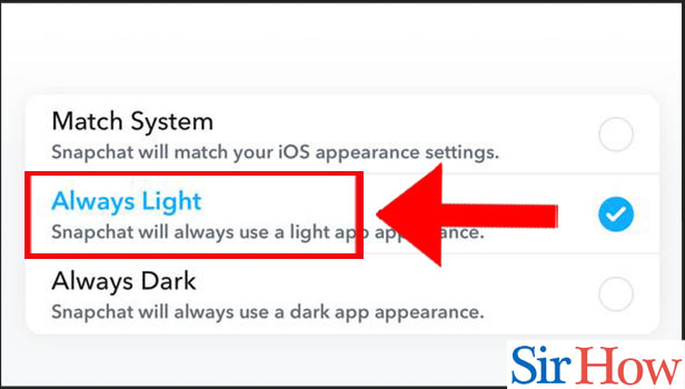 Image titled Make Snapchat Light Mode in iPhone Step 6
