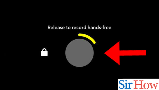 Image titled Record on Snapchat without holding the Button in iPhone Step 9