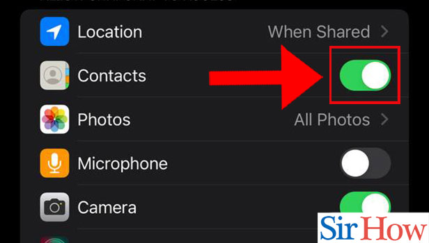 Image titled Remove Contacts access from Snapchat in iPhone Step 4