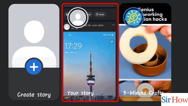 Image Titled Remove Stories from Facebook App Step 2
