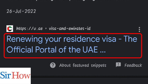 Image Titled renew residence visa for private sector in UAE Step 1