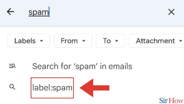 Image titled Search Spam in Gmail App Step 4