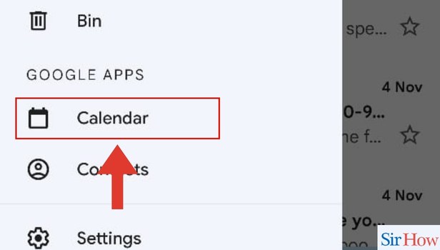 Image-titled how to see calendar in Gmail app Step 3