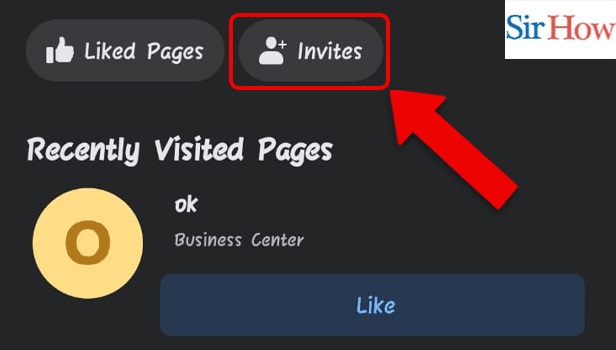 Image Titled See Page Invites on Facebook App Step 4