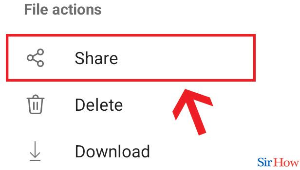 Image title Send a Onedrive Link step 4