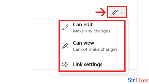 Image title Share Documents on Onedrive step 4