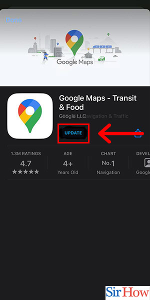 Image title Update Google Maps on iPhone Step 8