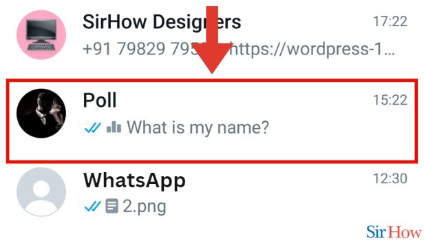 Image titled View Votes on WhatsApp Poll Step 2