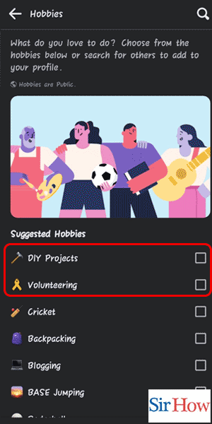 Image Titled Add Hobbies in Facebook App Step 10