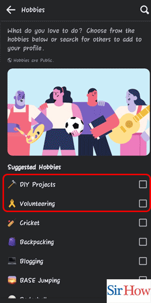 Image Titled Add Hobbies in Facebook App Step 5