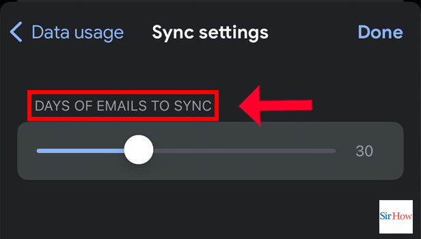 Image Title Change Sync Settings In gmail App Step 6