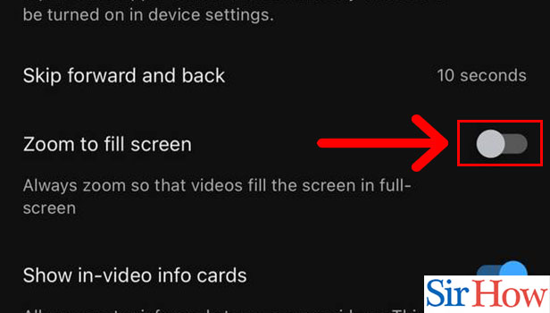 Image title Always Show Videos in Full Screen on YouTube on iPhone Step 5