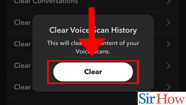 Image titled Clear Voice Scan History in Snapchat in iPhone Step 6