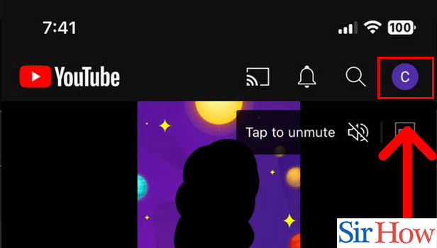 Image title Create a YouTube Channel on iPhone Step 2