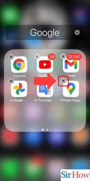 Image title Delete Google Maps App From iPhone Step 2
