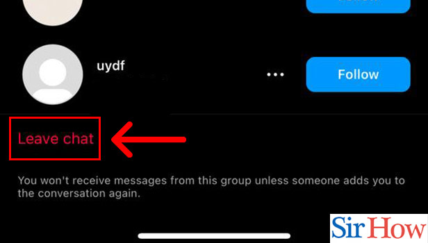 Image title Delete Instagram Groups on iPhone Step 5