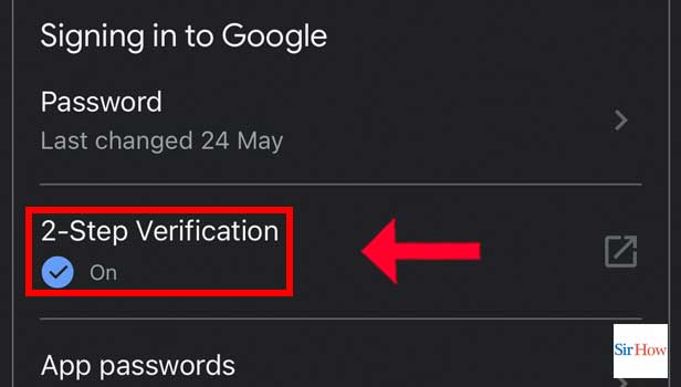 Image Title Disable 2 Step Verification In Gmail App Step 5