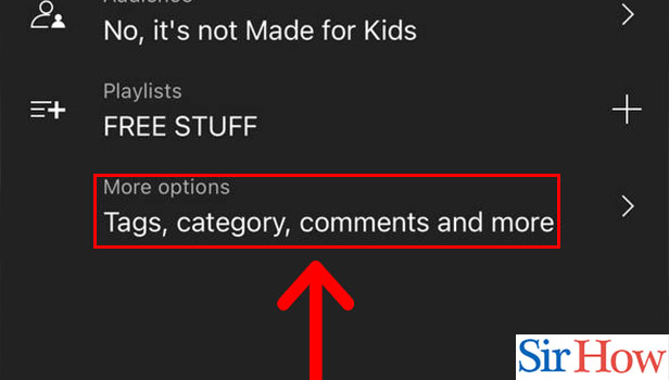 Image title Disable Comments on YouTube on iPhone Step 5