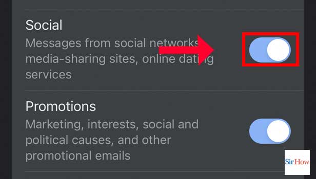 Image Title Disable Social Update Promotions From Gmail App  Step 6