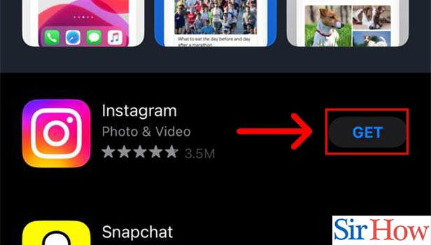 Image title Download & Install Instagram App on iPhone Step 5