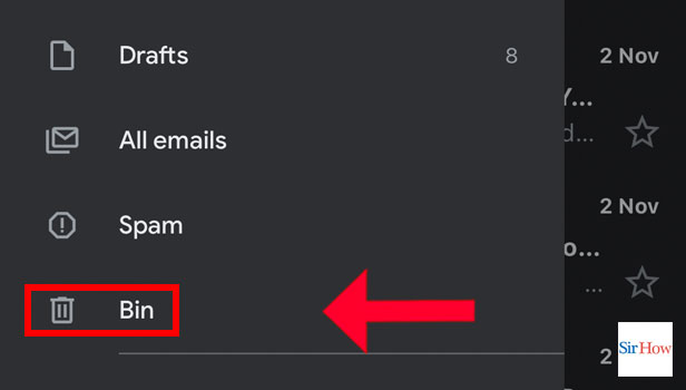 Image Title Empty Trash In Gmail App Step 3