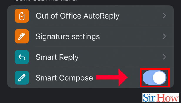 Image Title Enable Smart Compose In Gmail App Step 4