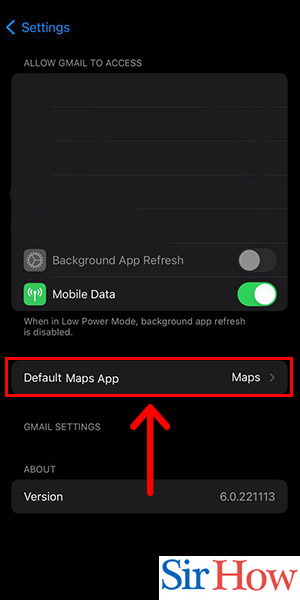 Image title Make Google Maps Default on iPhone Step 3