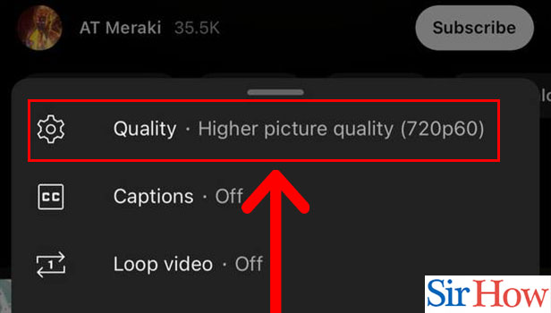 Image title Play Video in High Quality on YouTube on iPhone Step 4
