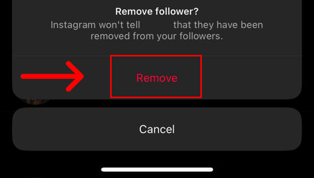 Image tittle Remove Followers on Instagram on iPhone Step 5