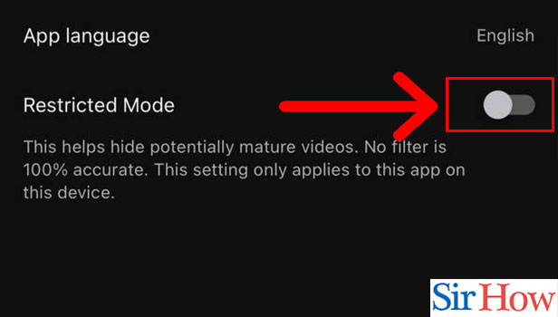 Image title Restrict YouTube on iPhone Step 5