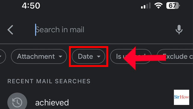 Image Title Search Emails By Date In Gmail App Step 3