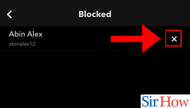 Image titled Unblock Someone in Snapchat in iPhone Step 6