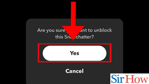 Image titled Unblock Someone in Snapchat in iPhone Step 7