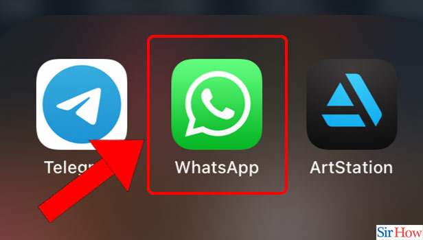 Image titled Share Location on WhatsApp on iPhone Step 1