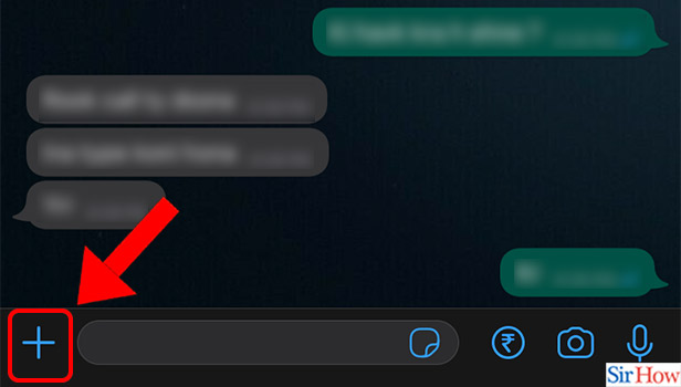 Image titled Share Location on WhatsApp on iPhone Step 3