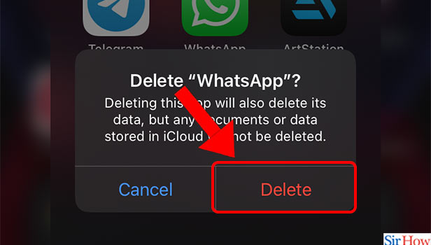 Image titled Uninstall WhatsApp on iPhone Step 4