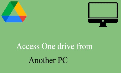 How to Access One drive from Another PC