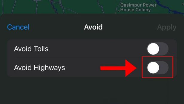 Image titled Avoid Highways On Apple Maps Step 6