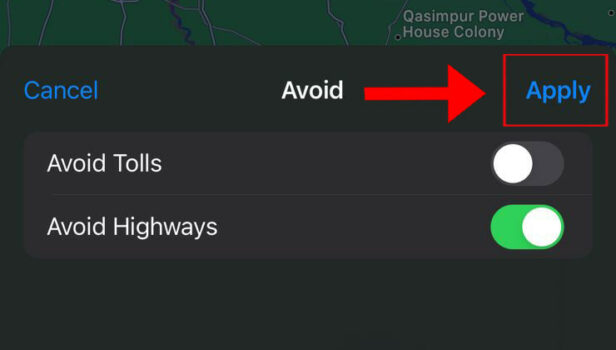 Image titled Avoid Highways On Apple Maps Step 7