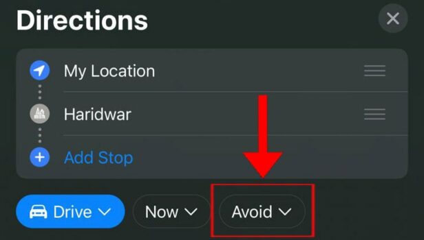 Image titled Avoid Tolls On Apple Maps Step 5