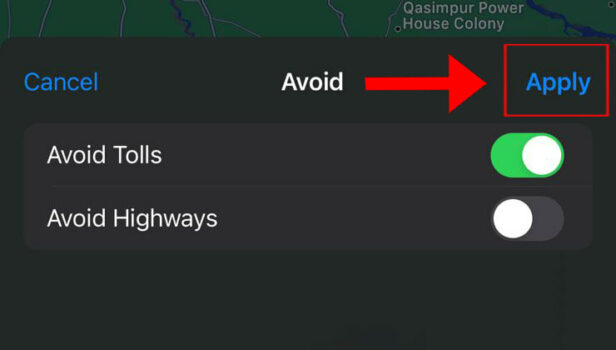 Image titled Avoid Tolls On Apple Maps Step 7