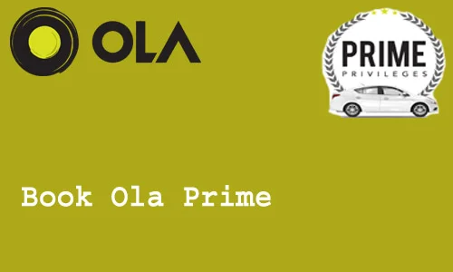 How to Book Ola Prime