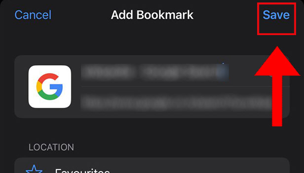 Image titled Bookmark on iPhone Step 4