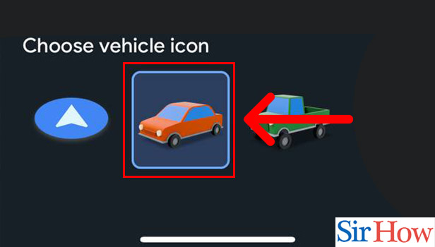 Image title Change Car Icon on Google Maps on iPhone Step 8
