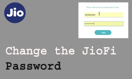 How to Change the JioFi Password