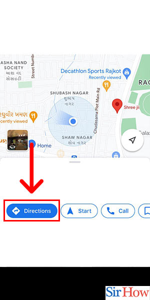 Image title Change the Suggested Path on Google Maps iPhone Step 3