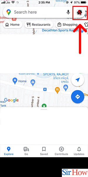 Image title Change Google Maps to Spanish on iPhone Step 2