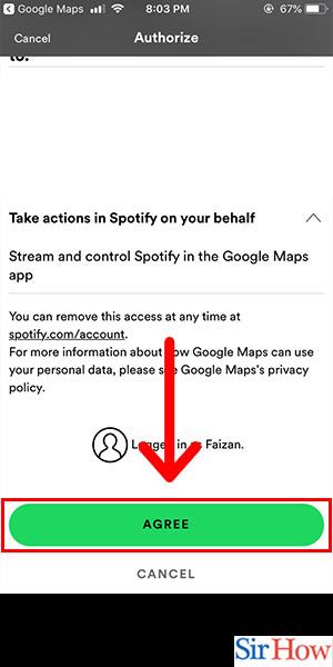 Image title Connect Spotify to Google Maps iPhone Step 8