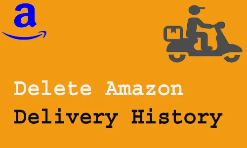 How to Delete Amazon Delivery History